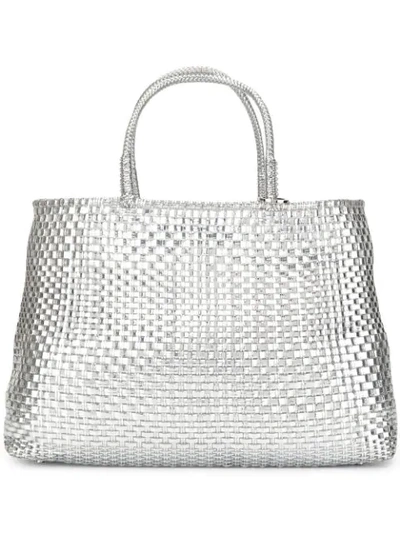 Anteprima Wirebag Large Tote In Argento 351