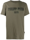 Philipp Plein Logo T-shirt In Green