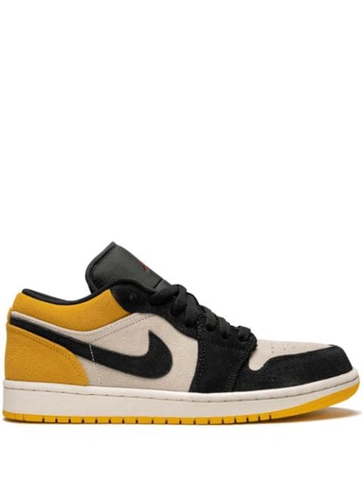 Jordan Air  1 Low Sneakers In Gold