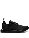 Adidas Originals Men's Nmd R1 Knit Low Top Running Sneakers In Black