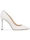 Jimmy Choo Romy Stiletto Pumps In White