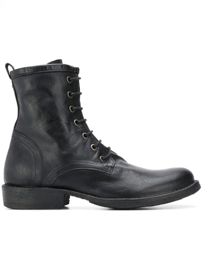 Fiorentini + Baker Lace-up Eternity Boots In Black