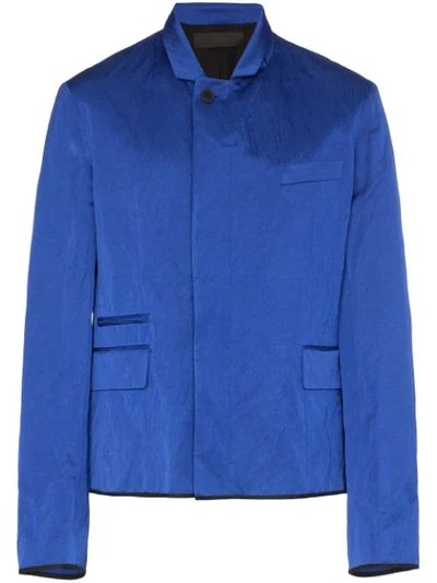 Haider Ackermann Zipped Blazer Jacket In Blue