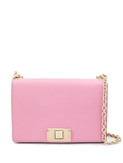 Furla Chain Strap Shoulder Bag In Pink