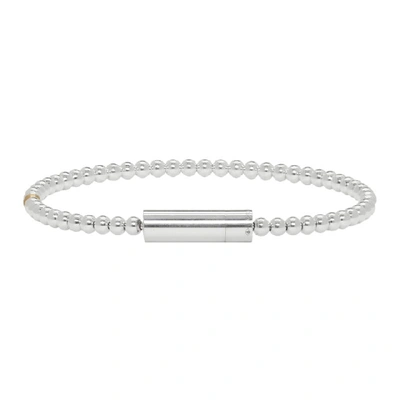 Le Gramme Silver And Gold Polished Le 11 Grammes Beads Bracelet