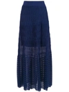 Cecilia Prado Gina Maxi Skirt In Blue
