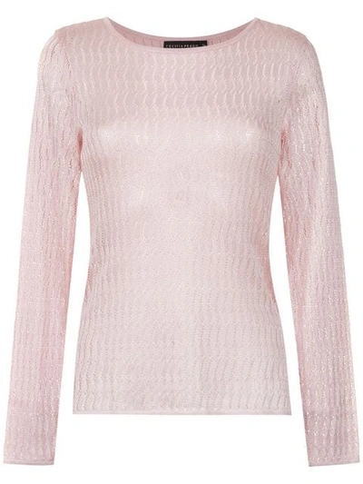 Cecilia Prado Ione Knitted Top In Pink