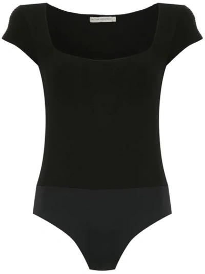 Martha Medeiros Mandacaru Bodysuit In Black