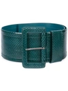 Carolina Herrera Buckled Belt In Green