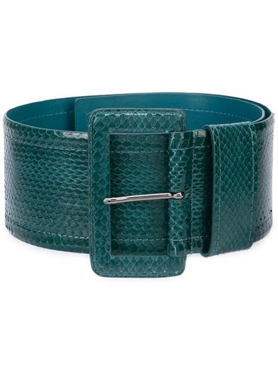 Carolina Herrera Buckled Belt In Green