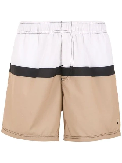 Osklen Panelled Swim Shorts In Multicolour