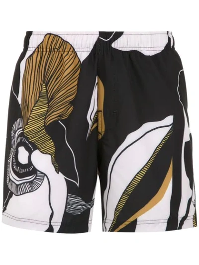 Osklen Printed Swimming Shorts In Black
