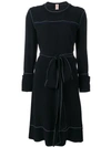 Marni Belted Sweater Dress In Black