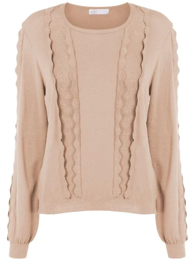 Nk Knitted Blouse In Brown