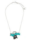 Camila Klein Enameled Detail Necklace In Metallic