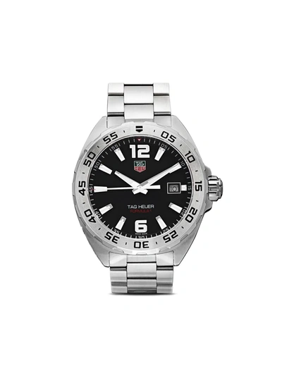 Tag Heuer Formula 1 41mm Stainless Steel Quartz Bracelet Watch In Black,silver Tone