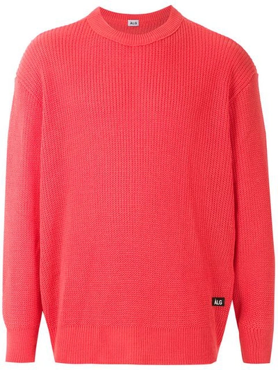 Àlg Chunky Knit Jumper - Pink