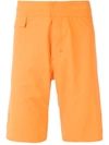 Amir Slama Plain Swim Shorts In Orange