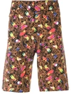 Amir Slama Printed Swim Short In Black
