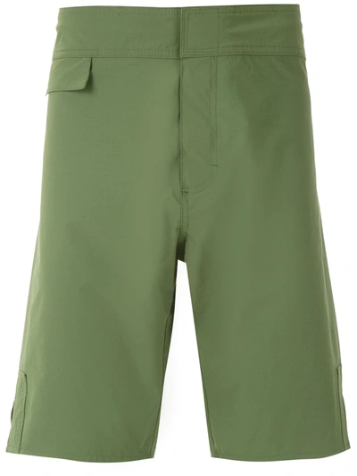 Amir Slama Plain Shorts In Green