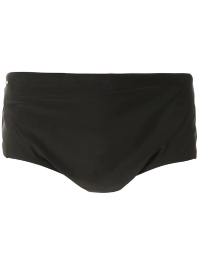 Amir Slama Panelled Trunks In Black