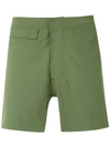 Amir Slama Plain Swimming Shorts In Green