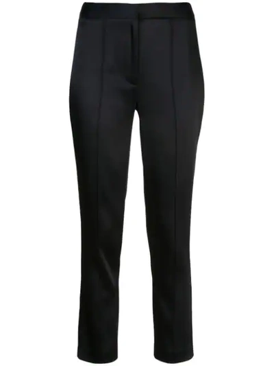 Adam Lippes Cropped Trousers In Black