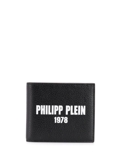Philipp Plein Logo Credit Card Holder In Black