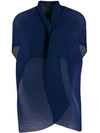 Antonelli Plissierter Schal - Blau In Blue