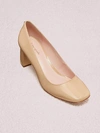 Kate Spade Kylah Block Heel Pump In Powder