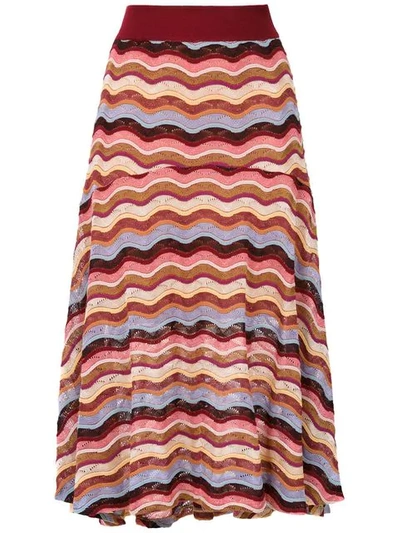 Cecilia Prado Geovana Midi Skirt In Multicolour