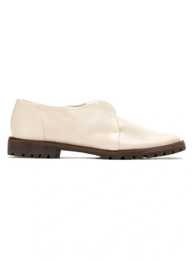 Sarah Chofakian Leather Shoes In Neutrals