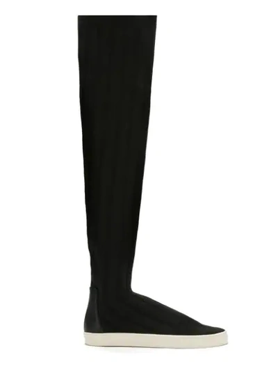 Gloria Coelho Knit Boot In Black