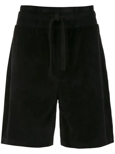 Osklen Velvet Shorts In Black