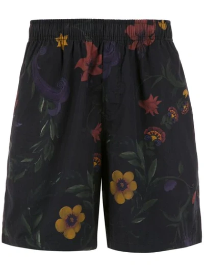 Osklen Printed Shorts In Blue