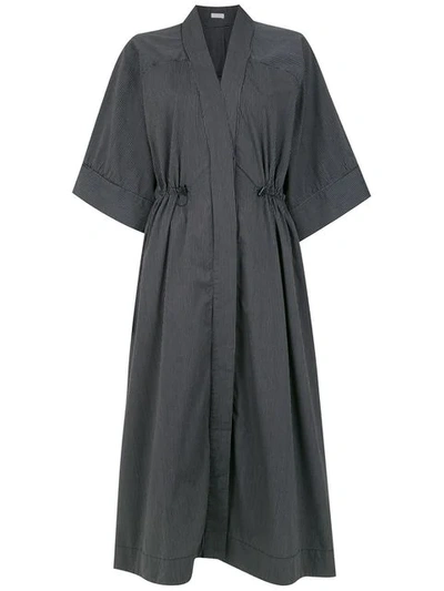 Osklen Fitted Waist Dress In Black