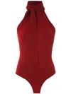 Egrey Knit Bodysuit - Red
