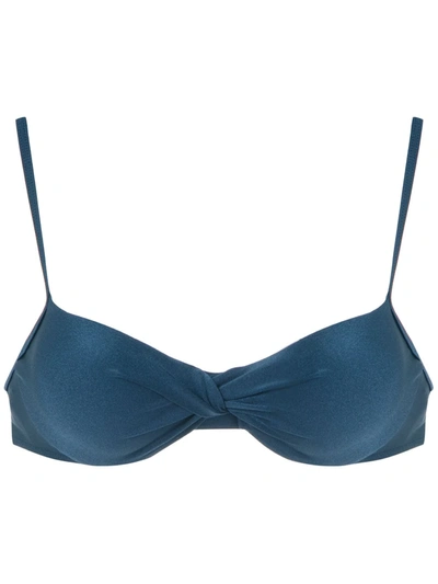 Lygia & Nanny Cassis Bikini Top In Blue
