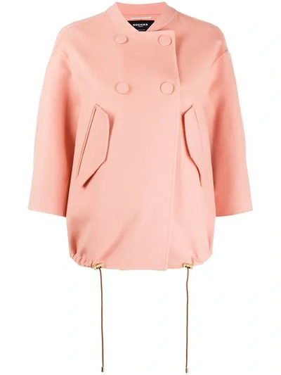 Rochas Double Breasted Jacket In Pink