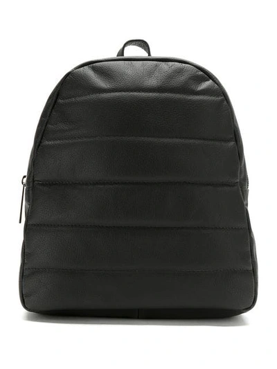 Mara Mac Leather Backpack In Black