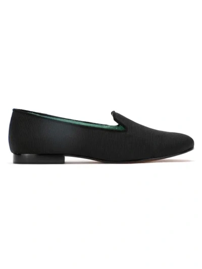 Blue Bird Shoes Curdoroy Loafers In Black