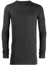 Rick Owens Longline Sweater In 36 Blu Jay