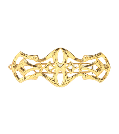 Timeless Pearly Ornate Hair Clip In Gold