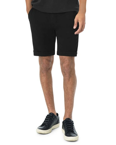 Joe's Jeans Brixton Slim Fit 9 Inch Cotton Shorts In Black