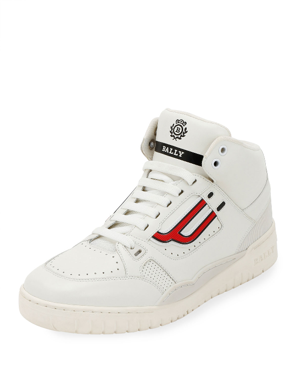 bally high top shoes