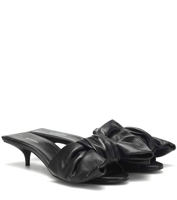 balenciaga bow sandal