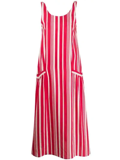 Chinti & Parker Striped Dress In Neutrals