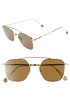 Ahlem Concorde 54mm Aviator Sunglasses In Champagne