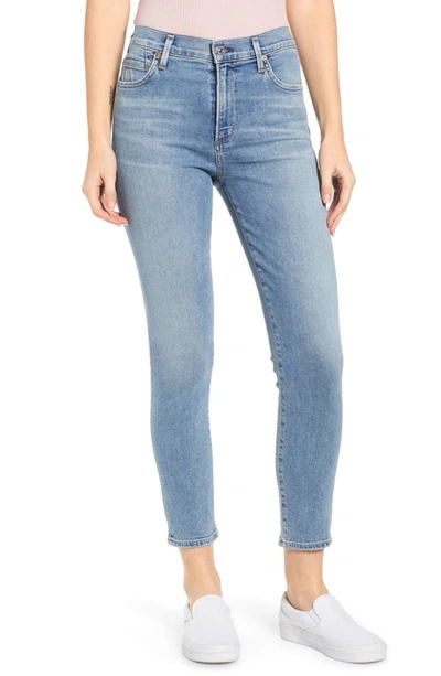Citizens Of Humanity Rocket Crop High-rise Skinny Jeans, Serenity | ModeSens