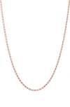 Lana Jewelry Nude Chain Necklace In Rose Gold